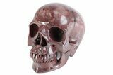 Realistic Red Picture Jasper Skull #382028-2